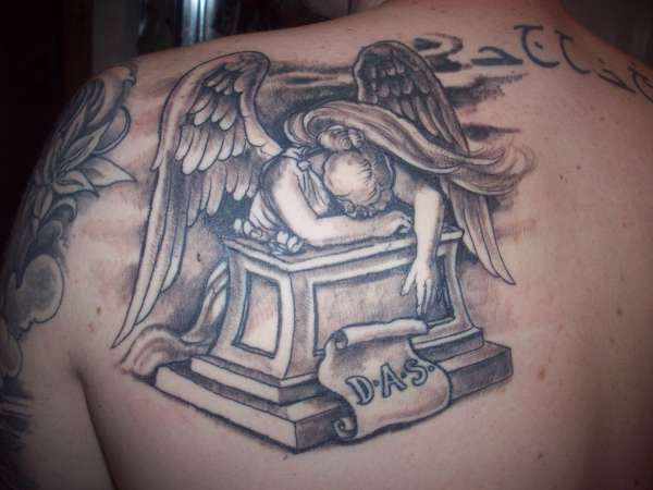angel of grief tattoo