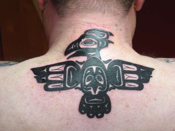 NW raven full body tattoo