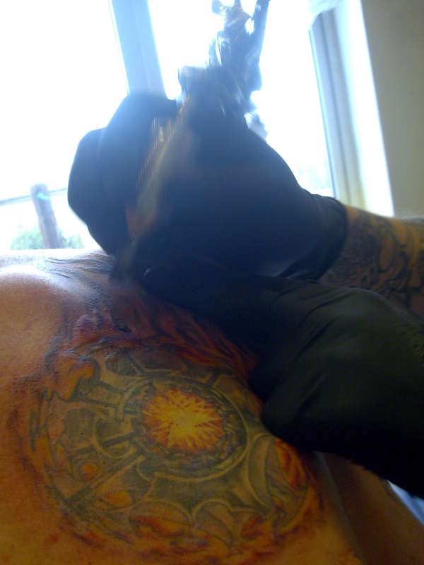 im happiest when im getting tattooed tattoo