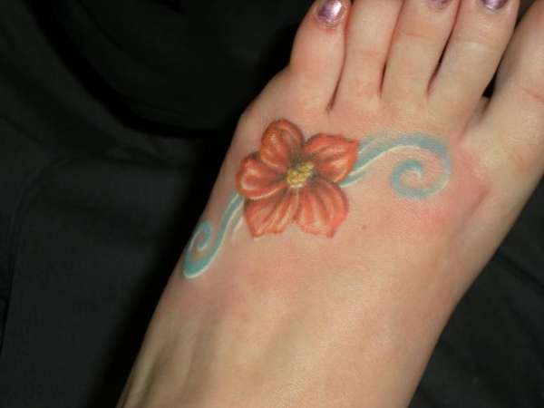 Flower Foot tattoo tattoo