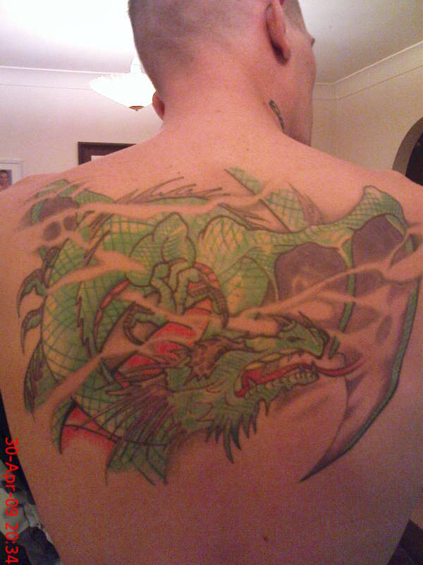 Full Back piece tattoo