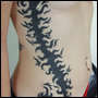 my rib tattoo...unfinished tattoo