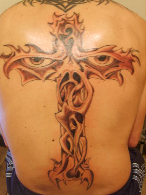 skull cross tattoo