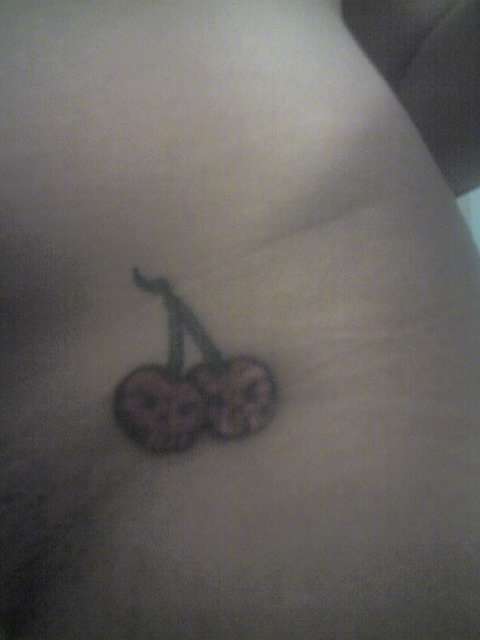Evil Cherries tattoo