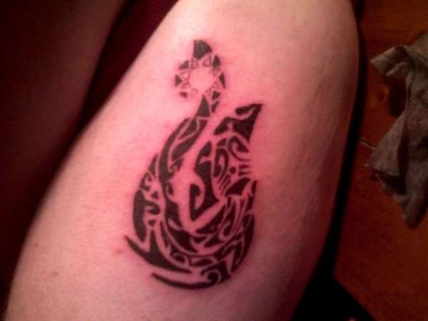 Polynesian Tribal Shark tattoo
