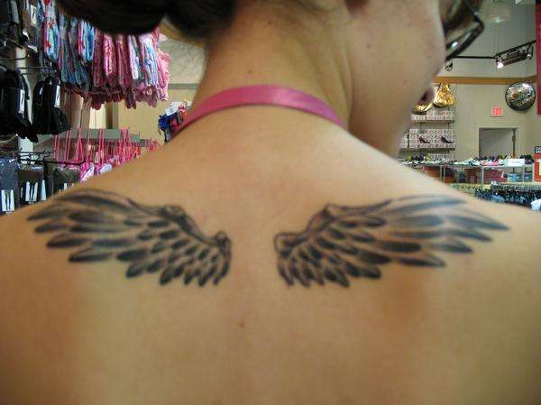 Wings tattoo