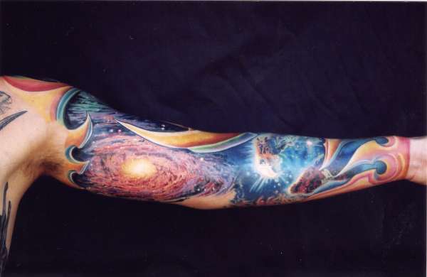 Space Sleeve Inside tattoo