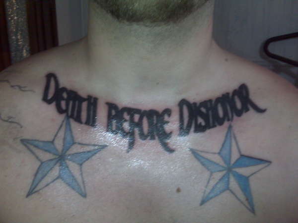 my chest piece tattoo