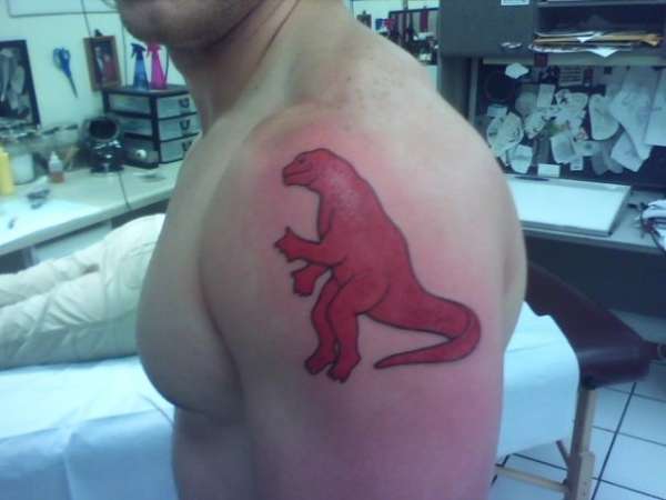 Iguanodon tattoo