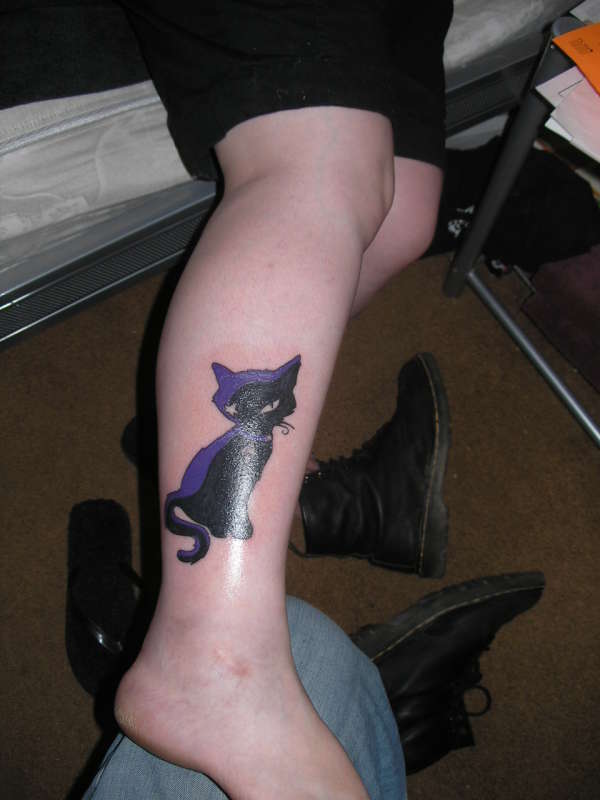 Mystery the Cat tattoo