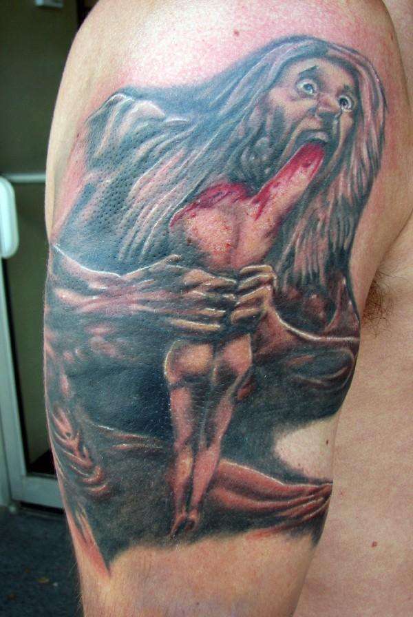 Pat's goya tattoo