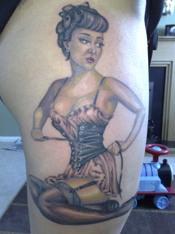 pin up tattoo