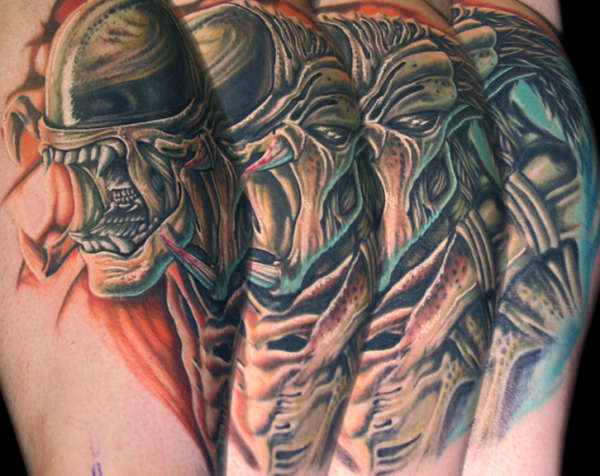 PredAlien tattoo