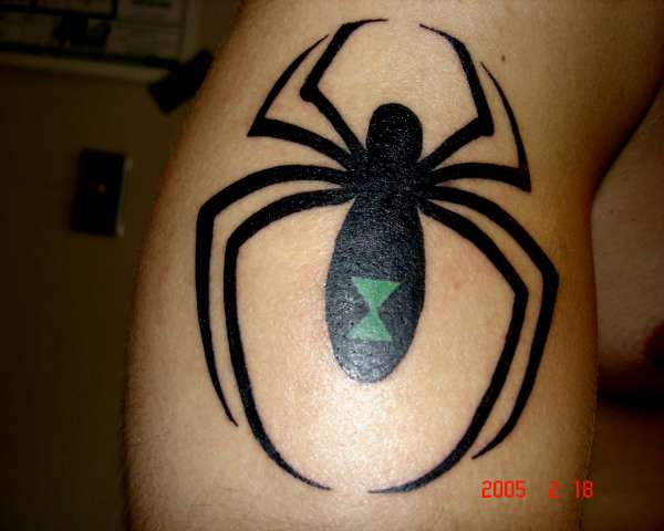 Spiderman Logo tattoo