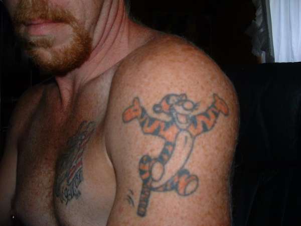 Hubbys Tigger Tatt tattoo