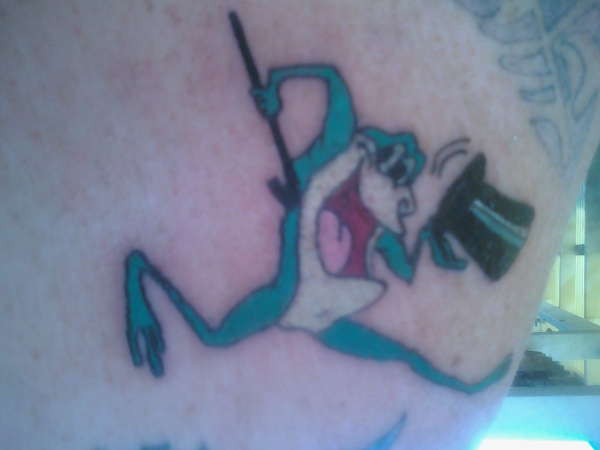 Looney tunes Singing Frog tattoo