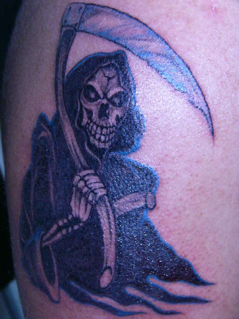 greem reaper tattoo