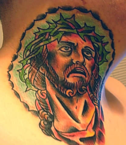 Jesus tattoo