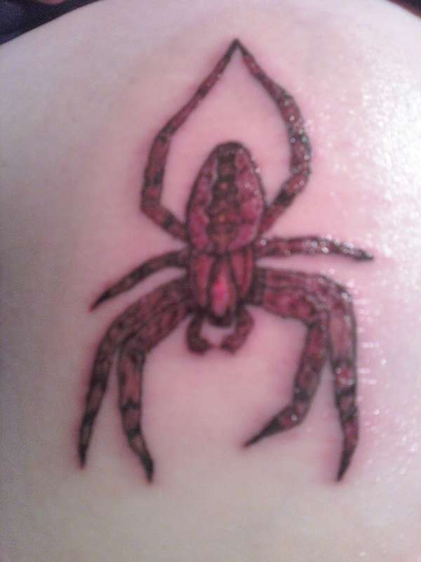 Ribs Spider tattoo