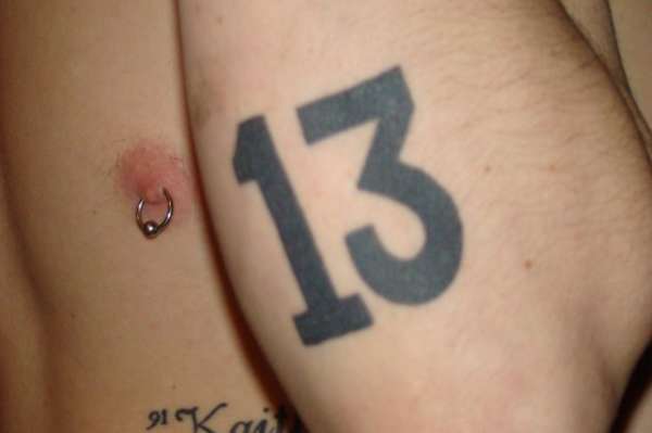 my lucky number tattoo
