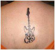 Music Note Guitar tattoo