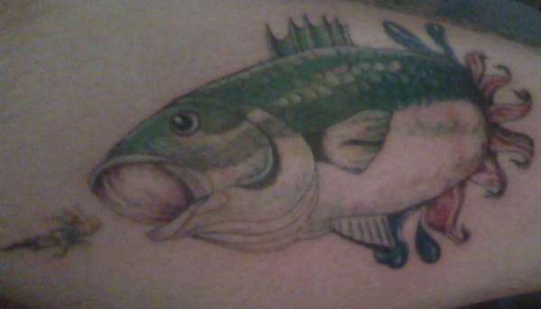 bass fishin tattoo