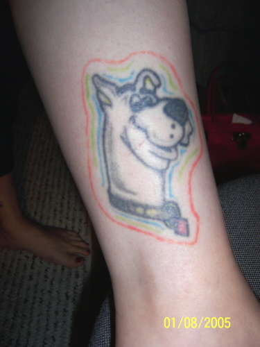 scooby doo tattoo