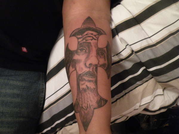 Jesus Portrait tattoo
