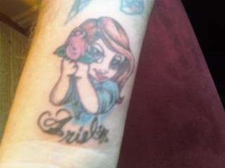 Ariel tattoo