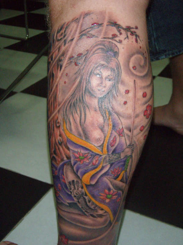 Asian lady 2/3 tattoo