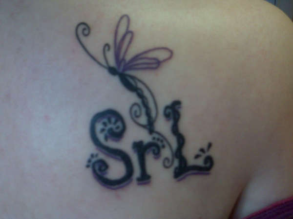 Daughter's initials tattoo