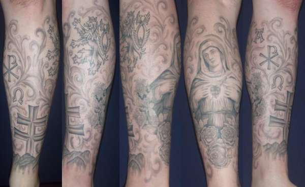 Heritage Leg Sleeve tattoo