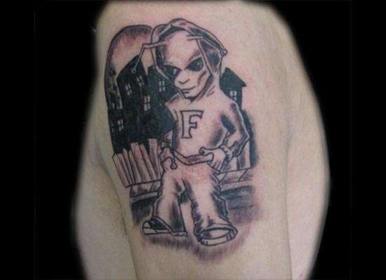 aliens in the hood tattoo