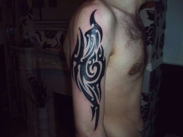 Arm tribal tattoo