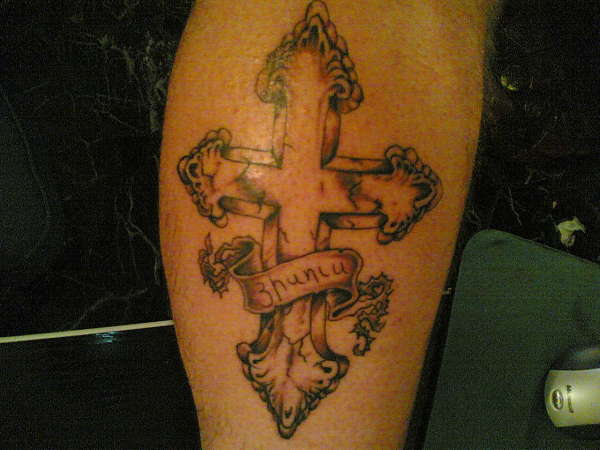 Cross tattoo