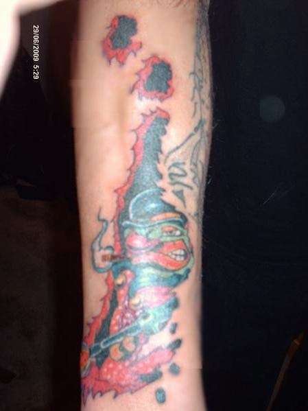 Gangster Clown tattoo