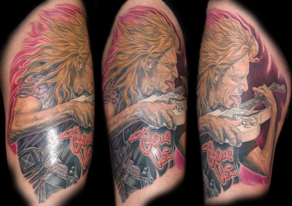 Steve Vai Portrait tattoo
