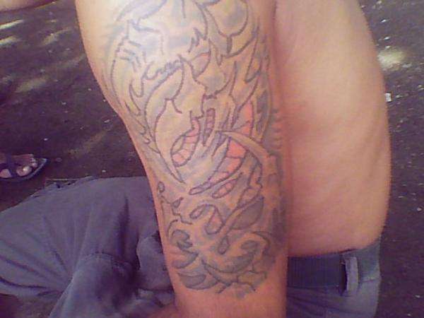 bio mech by kirk /philippines tattoo