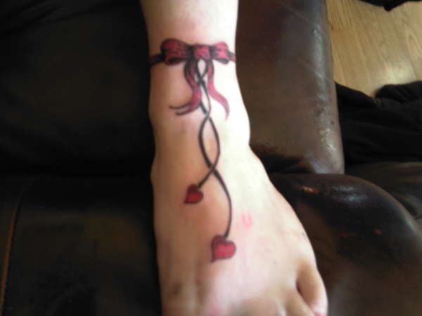 ribbon tattoo