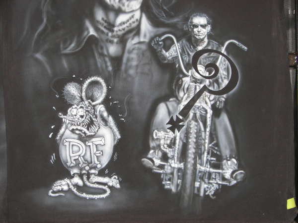 Airbrushed T-shirt for sale tattoo