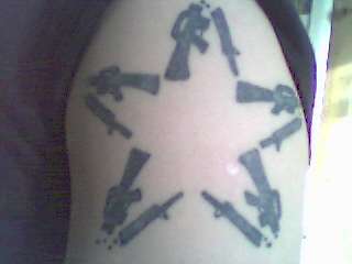 Gun Star tattoo