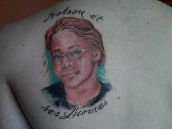 portrait of nelson (best friend) tattoo