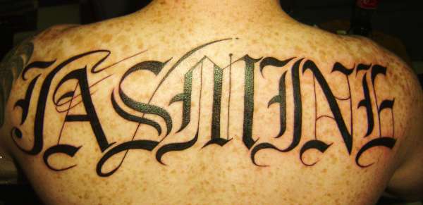 Daughters name tattoo