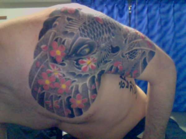 Koi coverup tattoo tattoo