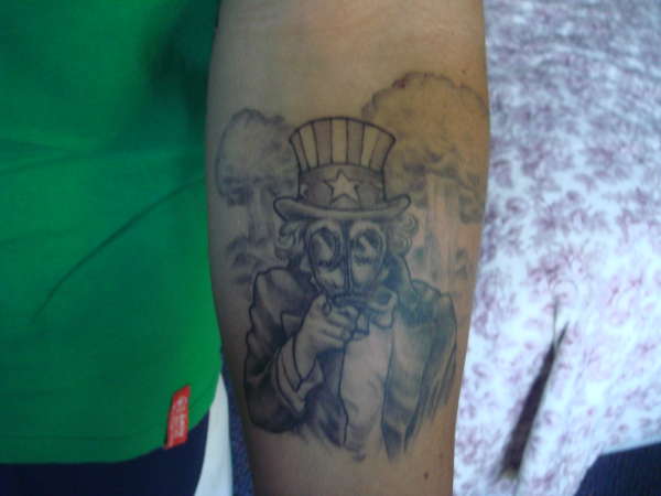 Uncle Sam tattoo