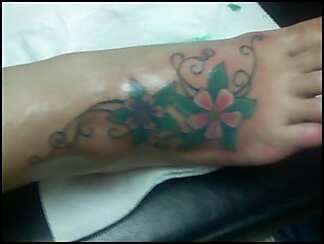 foot tattoo tattoo