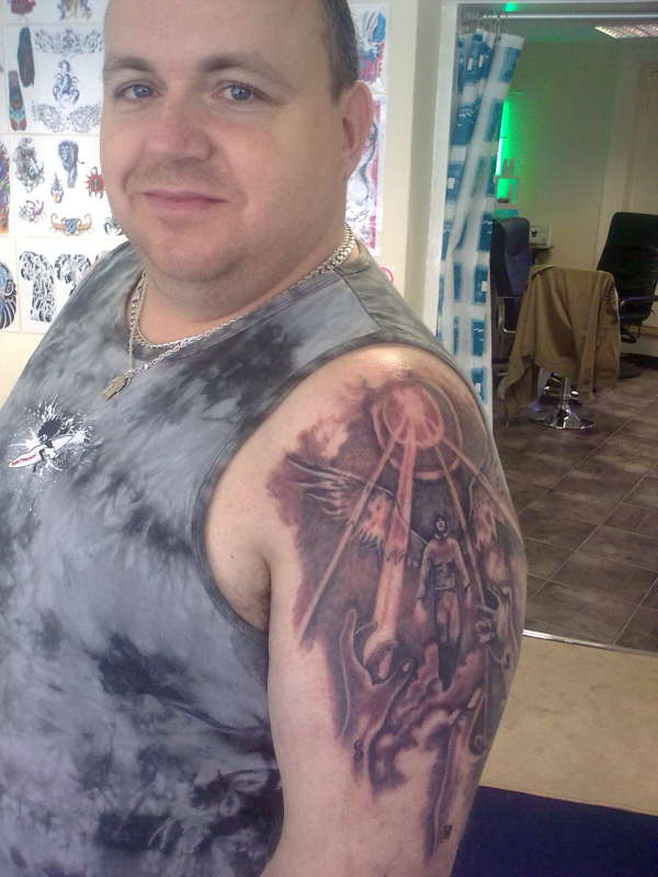 angel tattoo