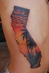 california love tattoo