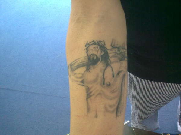 jesus portrait tattoo