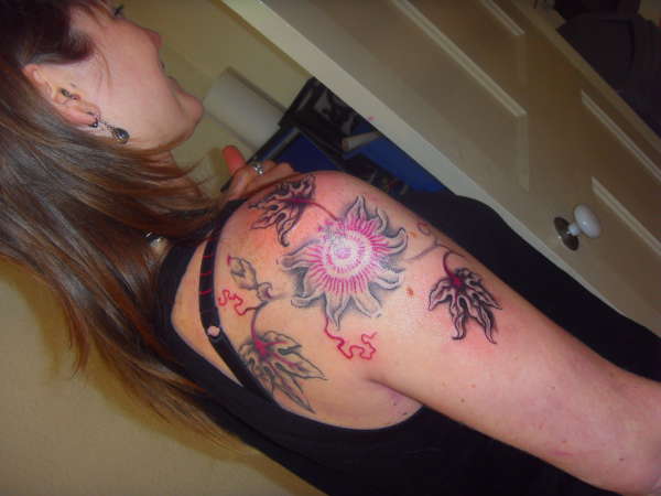 passion flower tattoo